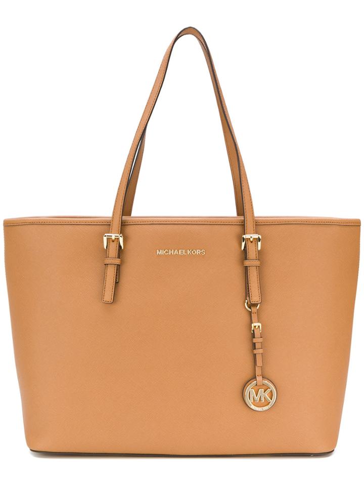 Michael Michael Kors Jet Set Travel Medium Tote Bag - Nude & Neutrals