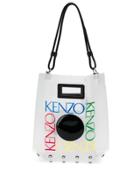 Kenzo Square Logo Tote - White