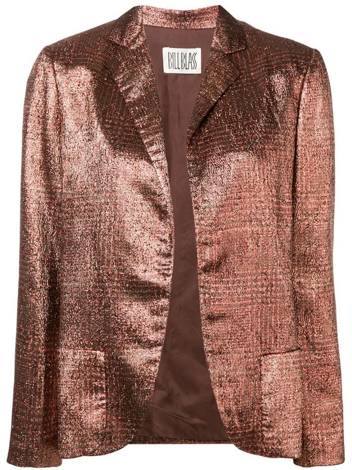 Bill Blass Vintage 1980's Metallic Blazer