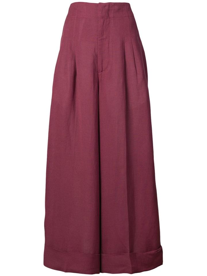 Golden Goose Deluxe Brand Wide-leg Flared Trousers