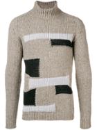 Rick Owens Turtleneck Sweater - Brown