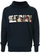 Supreme Graphic Print Hoodie - Blue