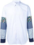 Junya Watanabe Comme Des Garçons Man - Multiple Prints Shirt - Men - Cotton - M, Blue, Cotton