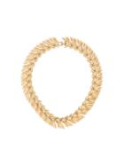 Monet Pre-owned Monet Golden Seagrass Necklace
