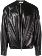 Jil Sander Round Neck Jacket - Black