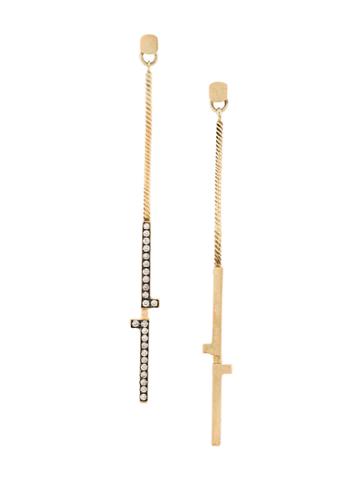 Polina Sapouna Ellis 14kt Gold Antithesis Diamond Earrings - Metallic