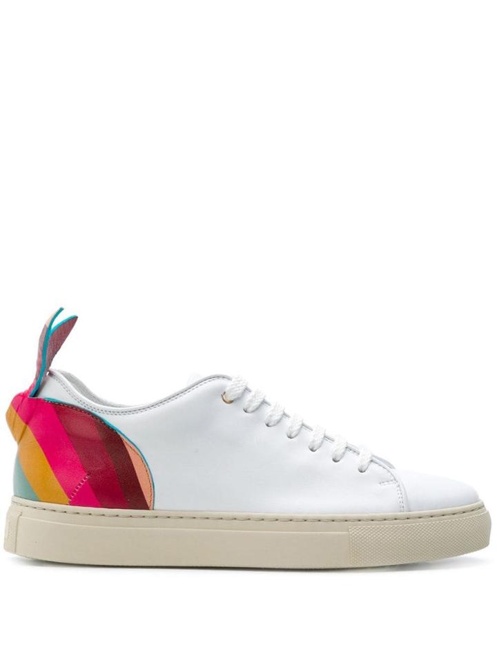 Paul Smith Basso Swirl Rabbit Detail Sneakers - White