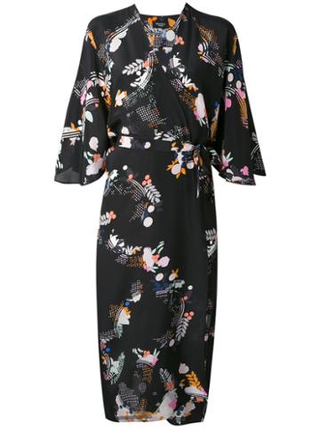Holland Street - Street Kaftan - Women - Silk Crepe - One Size, Black, Silk Crepe