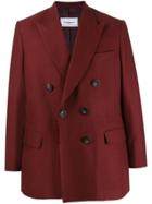 Casablanca Double Breasted Blazer - Red