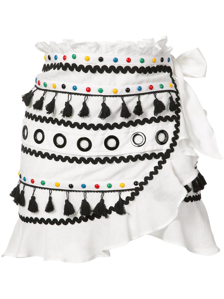 Dodo Bar Or - Abigail Skirt - Women - Cotton - M, White, Cotton