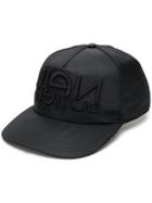 Neil Barrett Sliced Logo Harlem Cap - Black