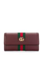Gucci Web Logo Wallet - Red