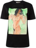 Christopher Kane - Body Print Unisex T-shirt - Women - Cotton - Xs, Black, Cotton