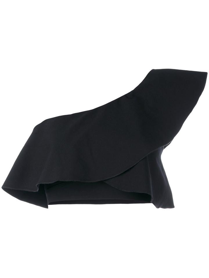 Isabel Marant - One-shoulder Top - Women - Cotton/spandex/elastane/viscose - 36, Black, Cotton/spandex/elastane/viscose