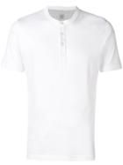 Eleventy Front Button T-shirt - White
