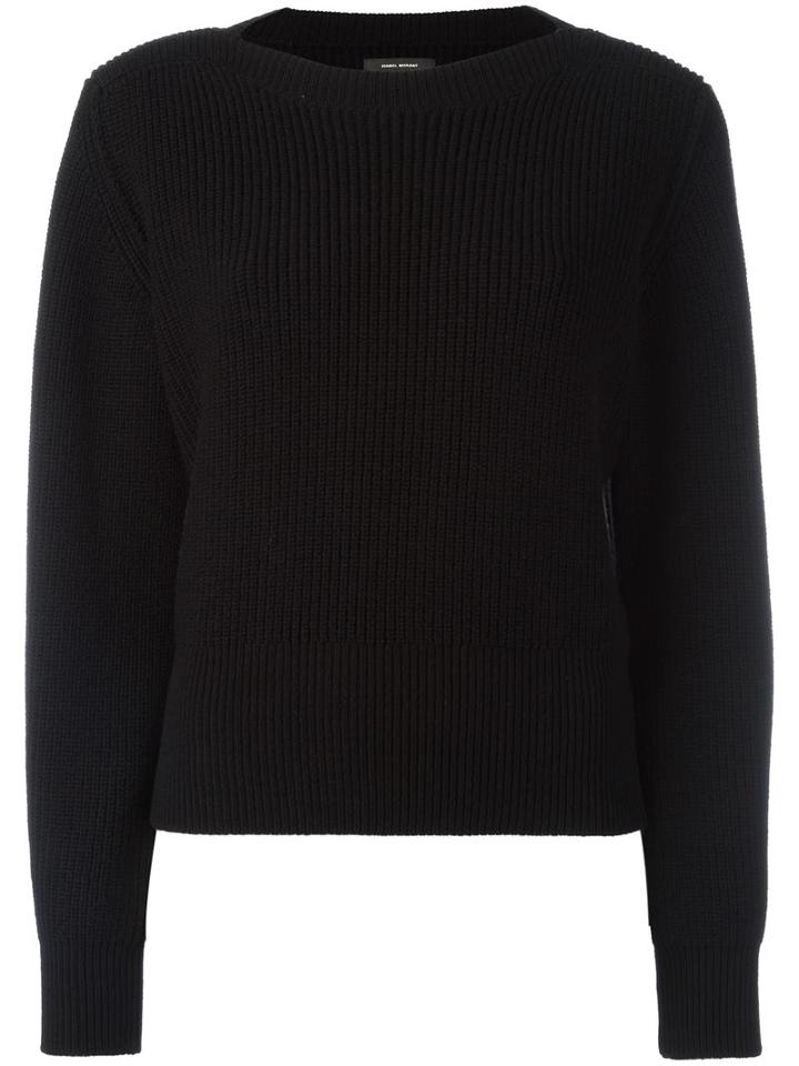 Isabel Marant Fidji Jumper, Women's, Size: 38, Black, Cotton/wool/polyurethane