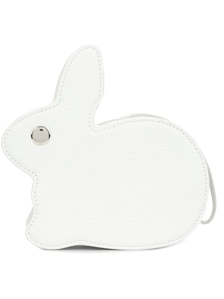 'bunny' Clutch, Women's, White, Buffalo Leather, Hillier Bartley