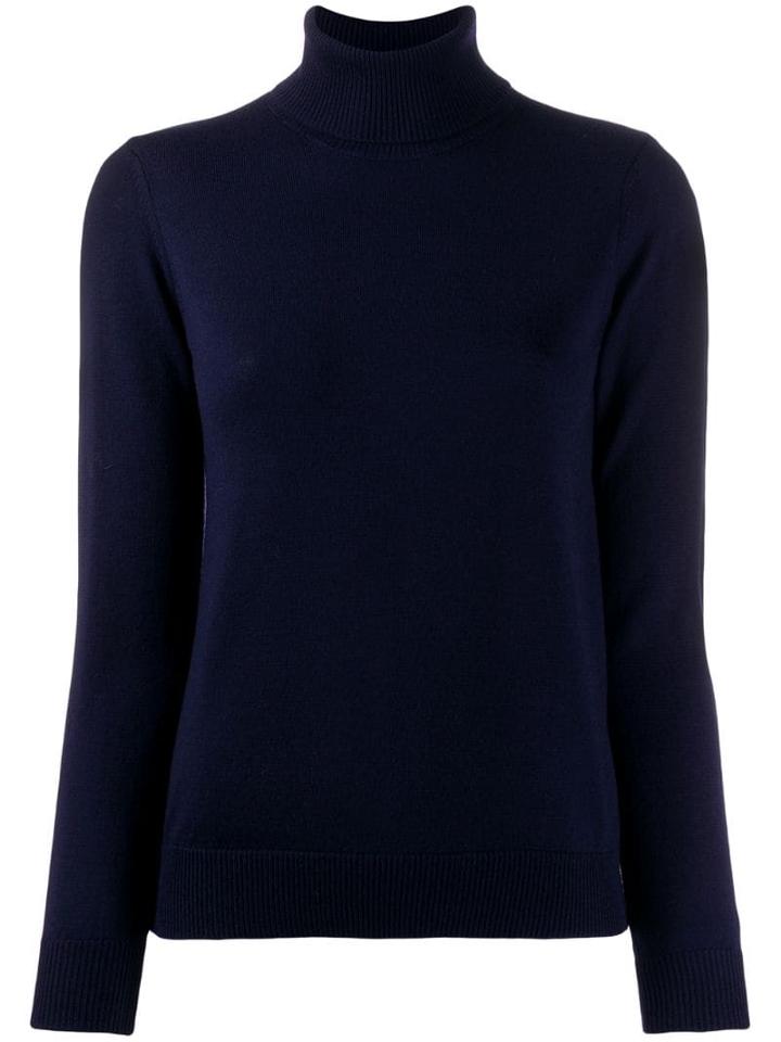 A.p.c. Ribbed Roll Neck Jumper - Black