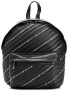 Marc Ellis Logo Print Backpack - Black