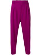 Paul Smith Pleated Formal Trousers - Pink & Purple