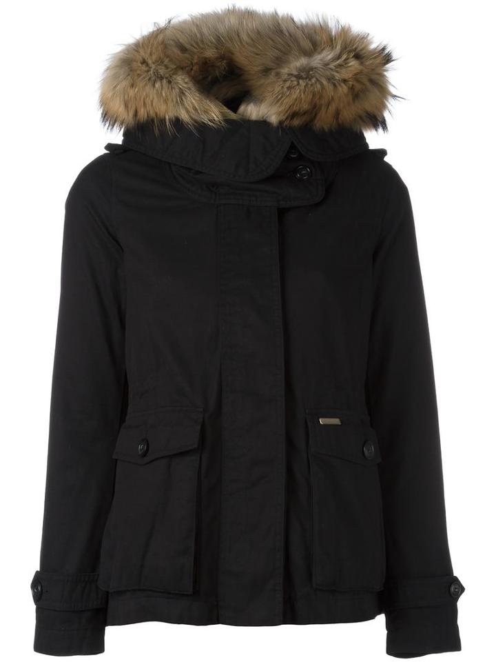 Woolrich 'scarlett' Eskimo Jacket, Women's, Size: Small, Black, Cotton/feather Down/polyamide/cotton