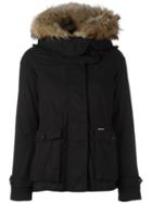 Woolrich 'scarlett' Eskimo Jacket, Women's, Size: Small, Black, Cotton/feather Down/polyamide/cotton