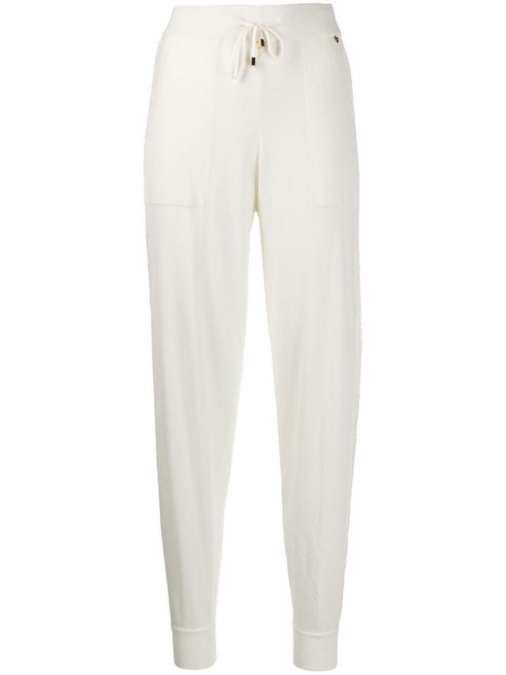 Twin-set Drawstring Joggers - White