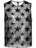 Saint Laurent Velvet Star Tank Top