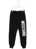 Moschino Kids - Logo Jogging Trousers - Kids - Cotton/spandex/elastane - 4 Yrs, Black