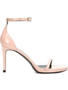 Saint Laurent Jane Sandals, Women's, Size: 36, Pink/purple, Leather/patent Leather