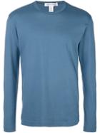 Comme Des Garçons Shirt Longsleeved T-shirt, Men's, Size: Large, Blue, Cotton