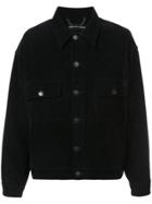 Rochambeau 'machinations' Embroidery Shirt Jacket - Black