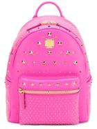 Mcm Stark Backpack - Pink & Purple