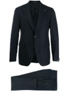 Tagliatore Single Breasted Two Piece Suit - Blue