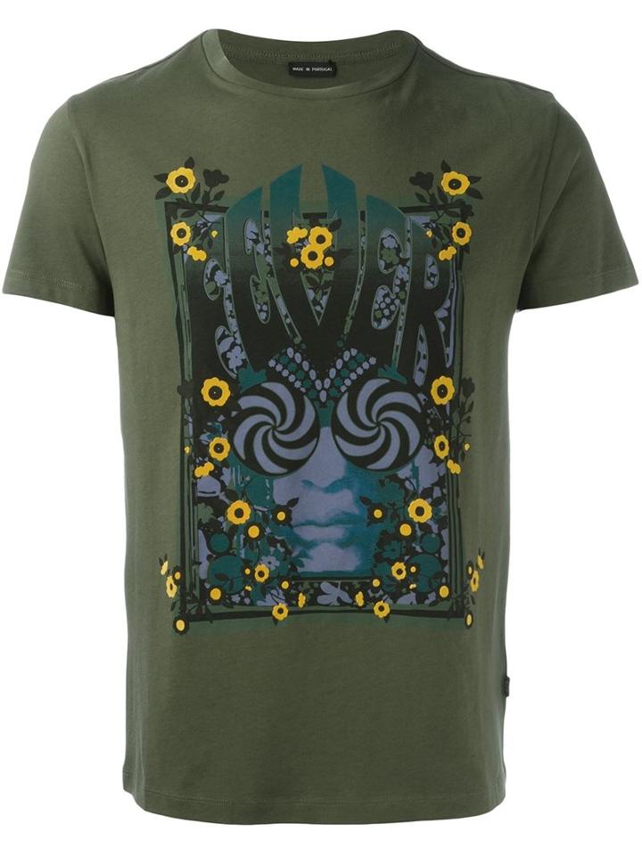 Marc Jacobs Poster Print T-shirt, Men's, Size: Small, Green, Cotton