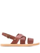 Ancient Greek Sandals Miltos Flat Sandals - Brown
