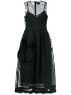 Simone Rocha Sheer Dress - Black