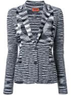 Missoni Knitted Blazer, Women's, Size: 46, Black, Nylon/wool