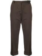 Antonio Marras Cropped Straight-leg Trousers - Green