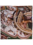 Monica Sarti Long Printed Scarf - Brown