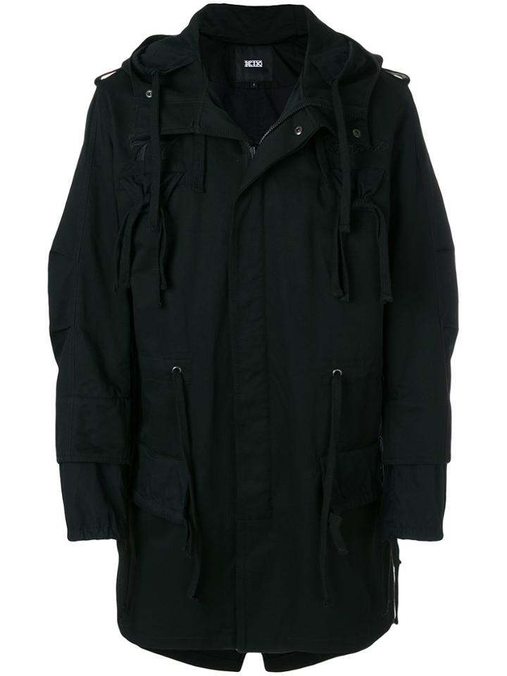 Ktz Hooded Coat - Black