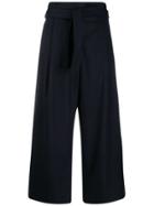 Loro Piana Havel Paperbag Trousers - Blue