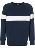 Ron Dorff Chest Stripes Sweatshirt - Blue