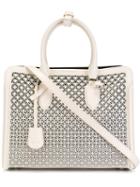 Alexander Mcqueen Heroine Open Tote, Women's, White, Leather