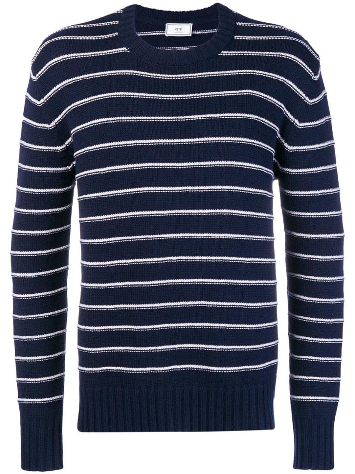 Ami Alexandre Mattiussi Breton Stripes Sweater - Blue