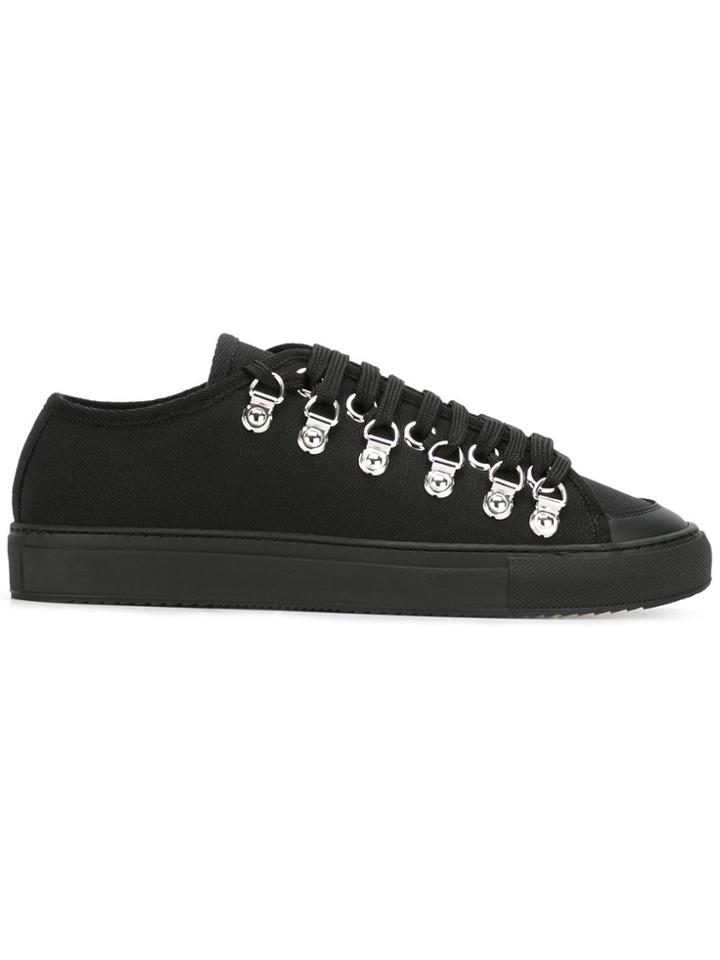 Jw Anderson Canvas Sneakers - Black
