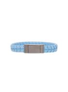 Prada Saffiano Leather Bracelet - Blue
