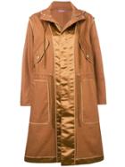 Sueundercover Camel Hooded Raincoat - Brown