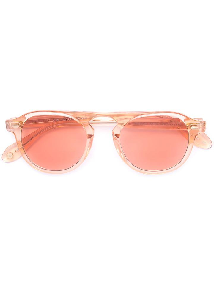Garrett Leight - Garrett Leight X Nick Wooster Sunglasses - Men - Acetate - One Size, Yellow/orange, Acetate