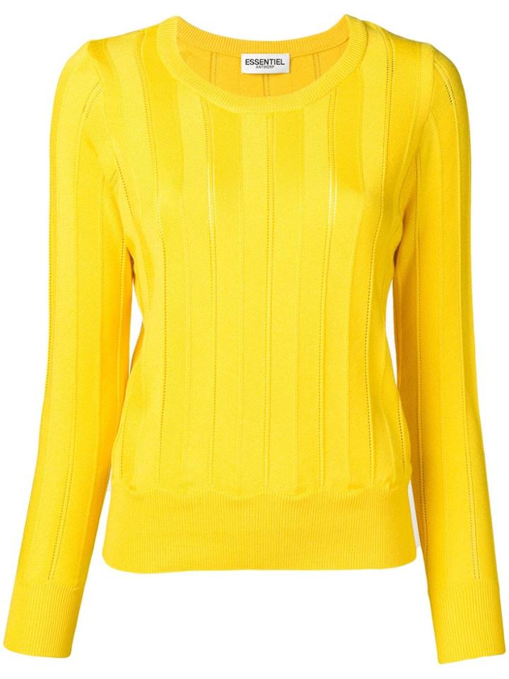 Essentiel Antwerp Knitted Sweatshirt - Yellow